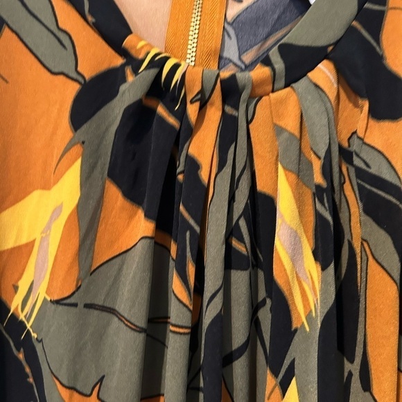 NWT Liz Claiborne Ginger Tropical Cap Sleeves - Picture 3 of 6